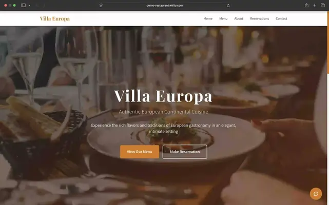 Restaurant Website