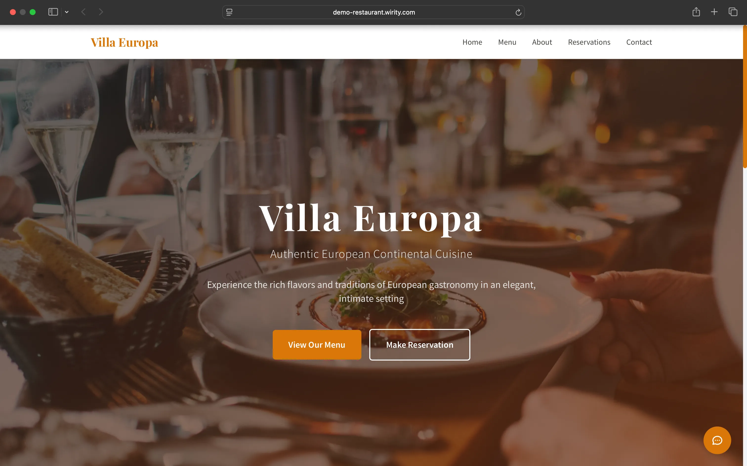 Restaurant Website
